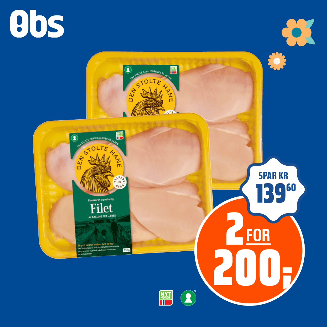 Obs Kyllingfilet 22. 27.Juni