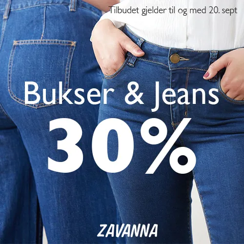 Zalando 30% Bukser Og Jeans 15. 20.Sept