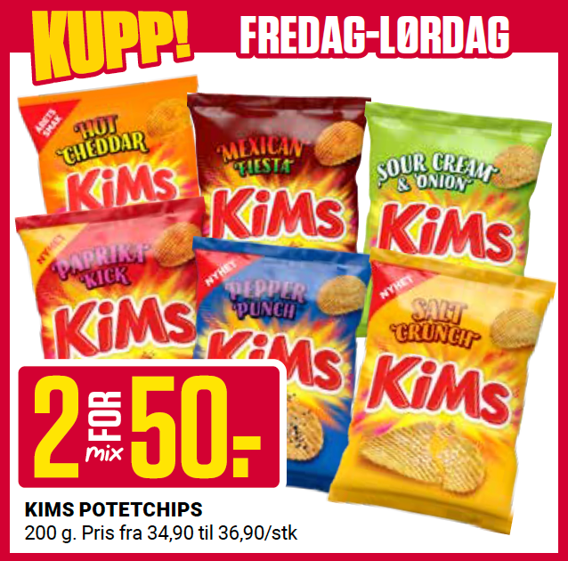 Europris Kims Potetgull U28