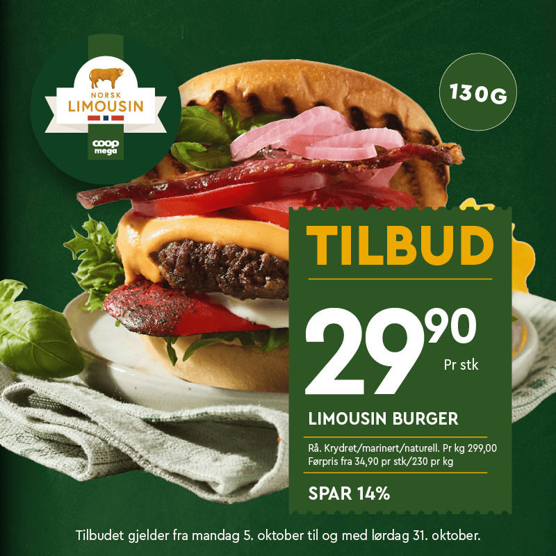 Coop Mega Limousin Burger U43