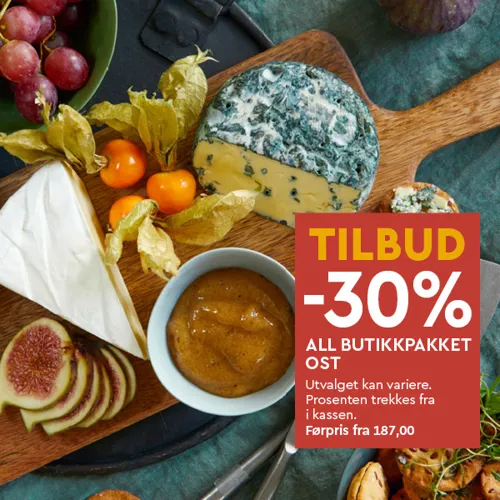 Coop Mega Butikkpakket Ost Tilbud U26