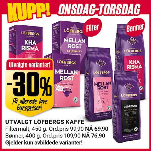 Europris 30% Lofberg Ons Tor U23