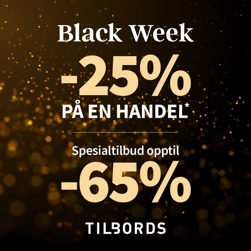 Tilbords BW 25% En Hel Handel Og Spesialtilbud 16.Nov 1.Des