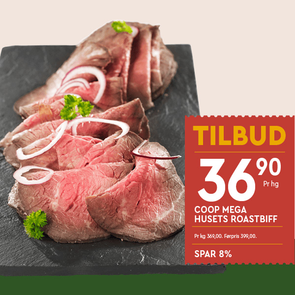 Coop Mega Husets Roastbiff U42