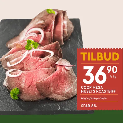 Coop Mega Husets Roastbiff U42