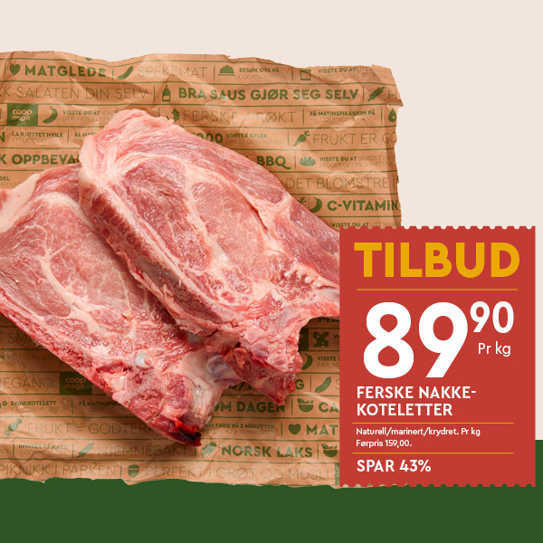 Coop Mega Nakkekoteletter U22