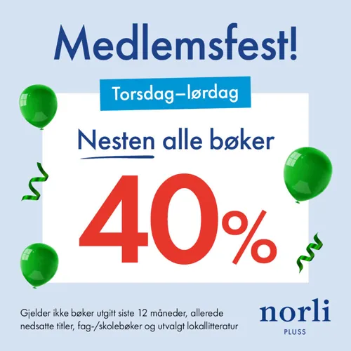 Norli Medlemsfest 40% Bøker U25