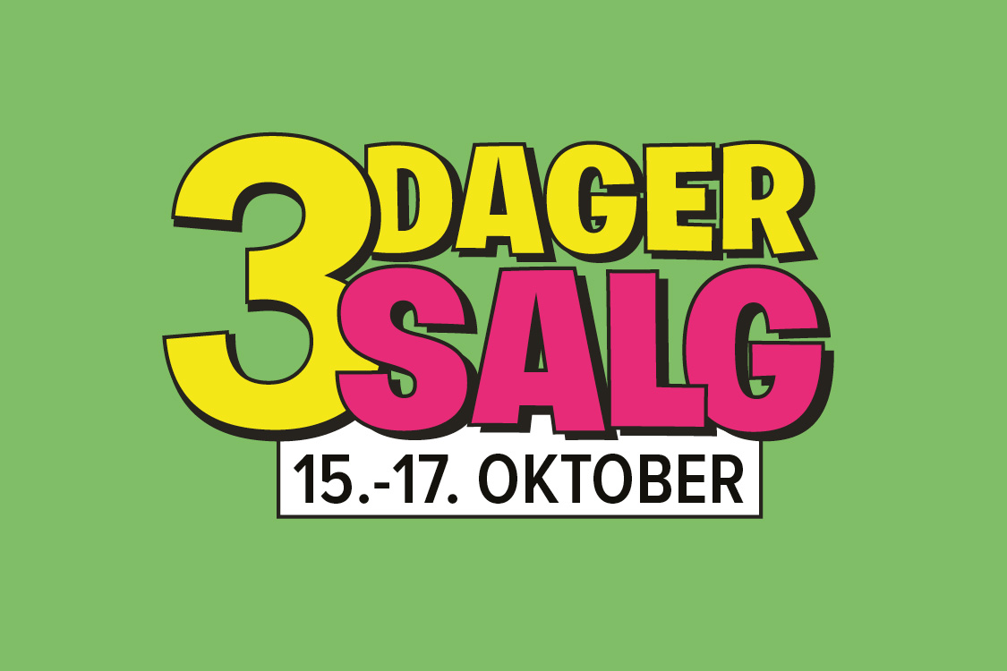 3 Dager Salg Oktober Karu
