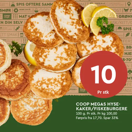Coop Mega Fiskeburger U34