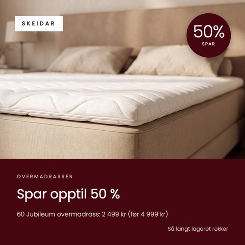 Skeidar Overmadrasser 50