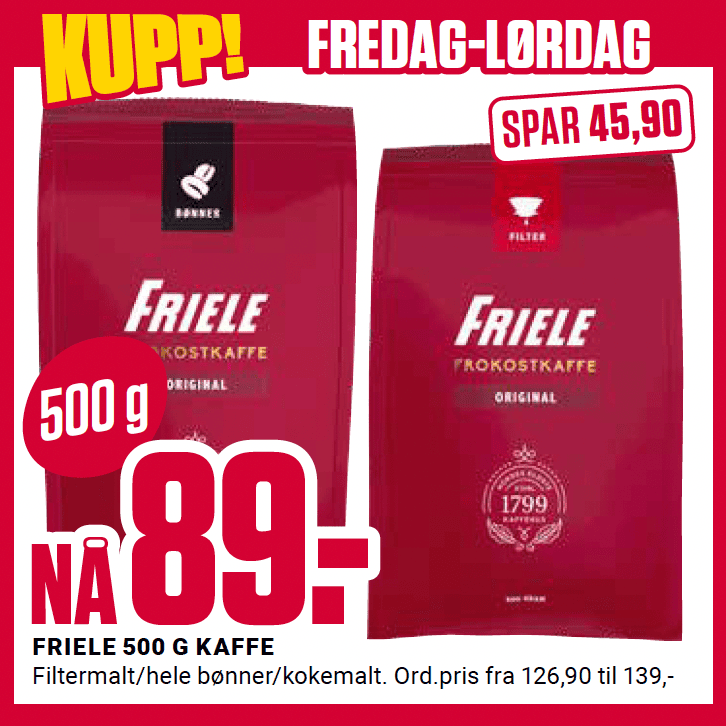 Europris Fre Lør Friele U37
