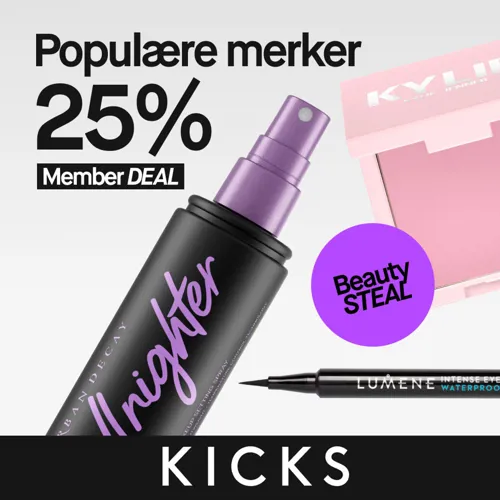 KICKS 25% Populære Merker 28. 31.8