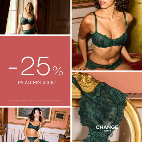 CHANGE 25% På Alt 19.8 21.9