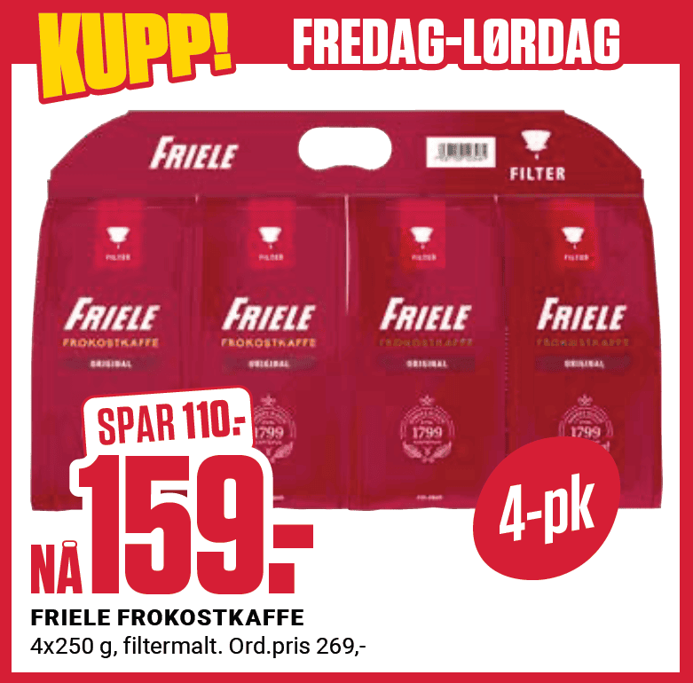 Europris Friele Fre Lør U35