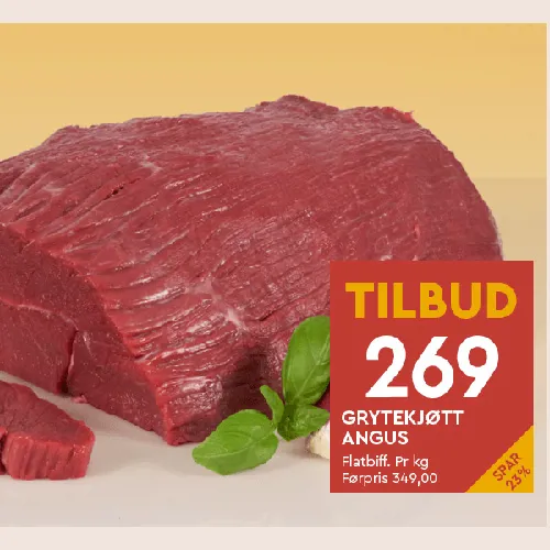 Coop Mega Grytekjøtt Angus U12