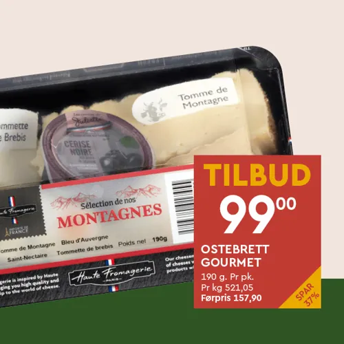 Coop Mega Ostebrett Gourmet U21