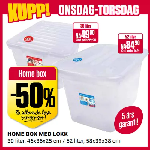 Europris Onsdag Torsdag U44