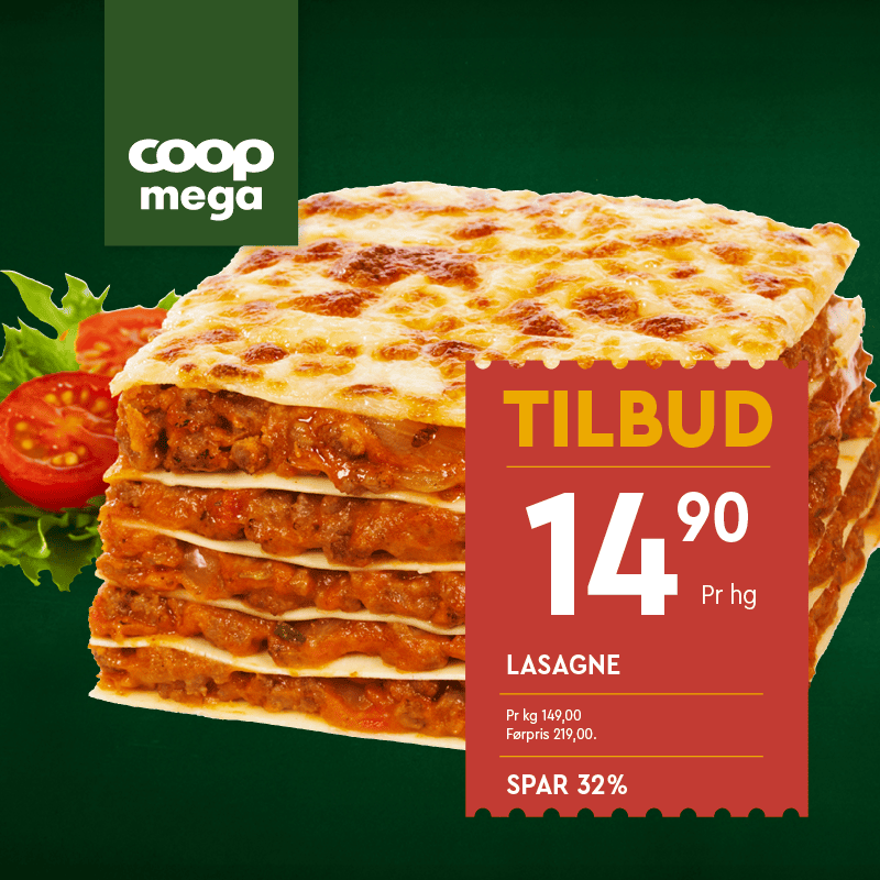 Coop Mega Lasagne U35