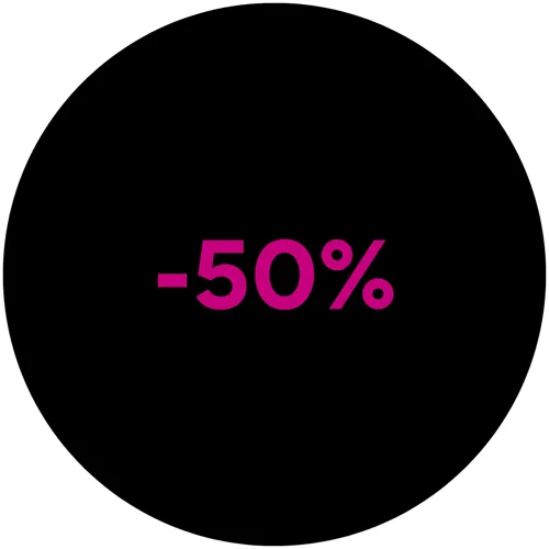 50 Boble Svart