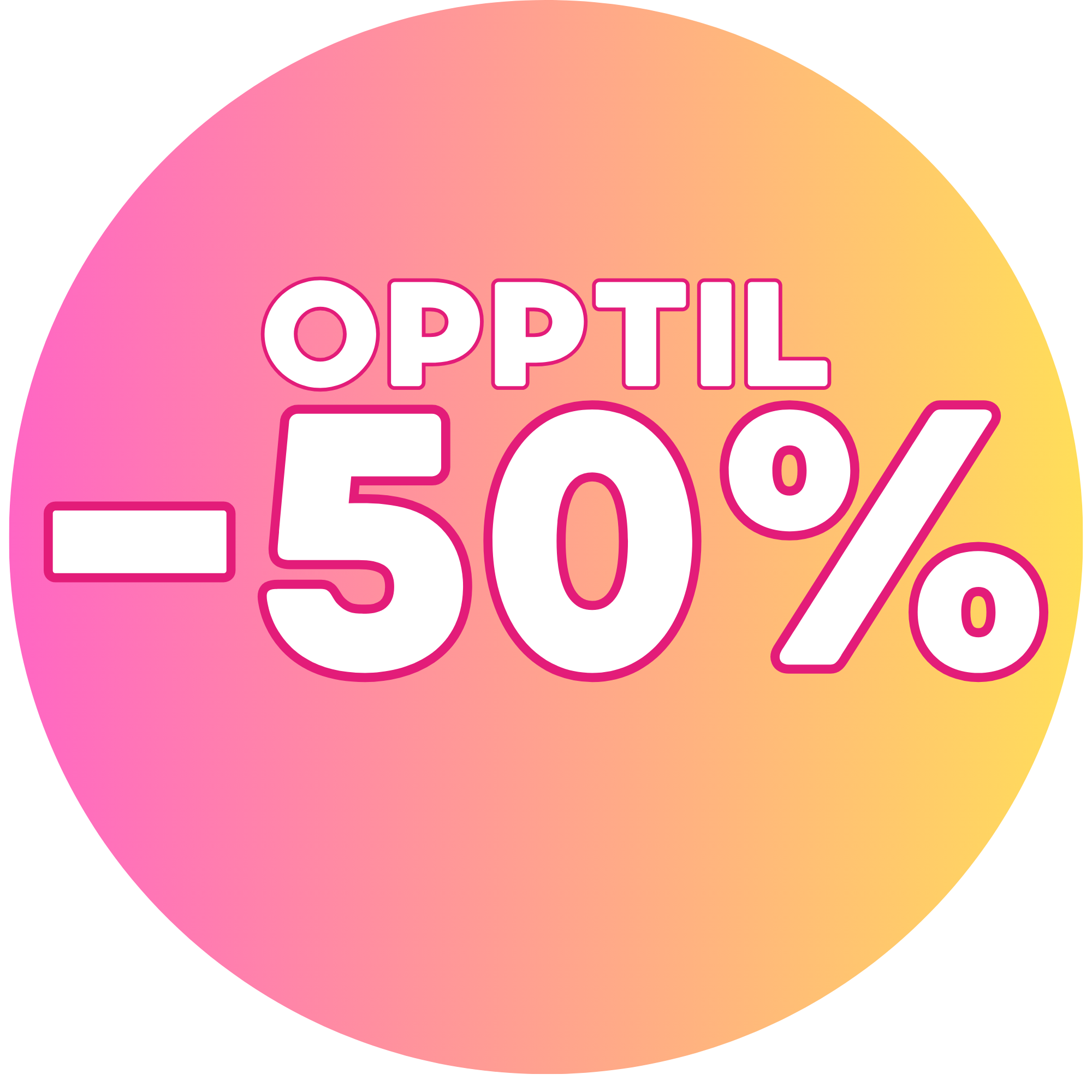 Opptil 50