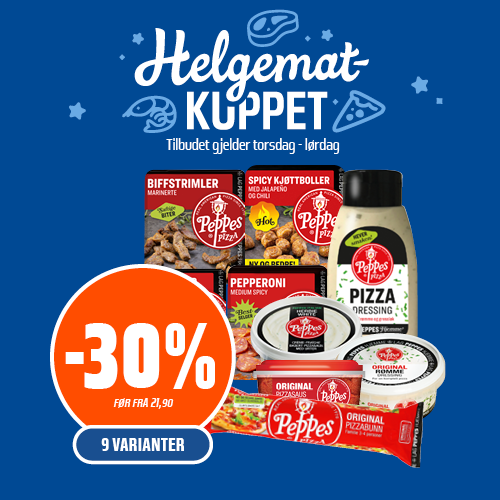 OBS Peppes 30% 13. 15.Nov