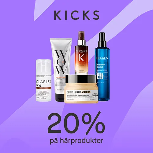 KICKS 20% Hårprodukter U9 11