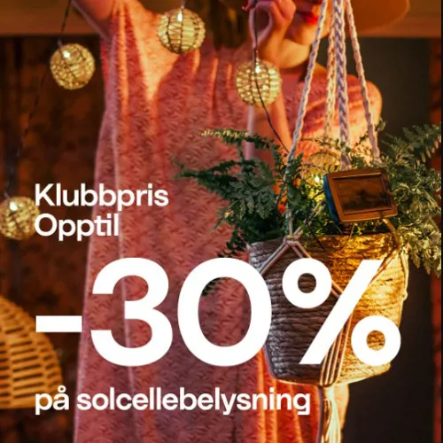 Clas Ohlson 30% Utebelysning 8. 18.5