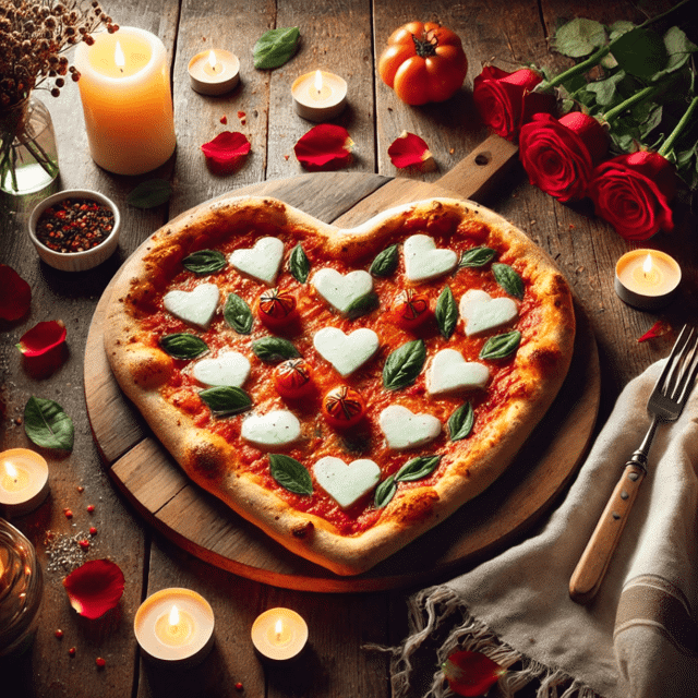 Alti Valentine Hjertepizza Oppskrift Romantisk