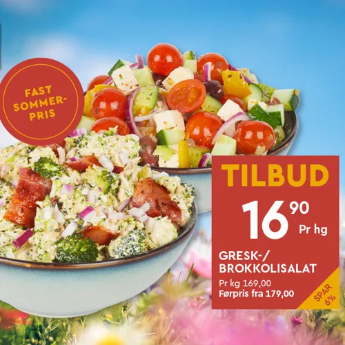 Coop Mega Salater Gresk Og Brokkoli U29