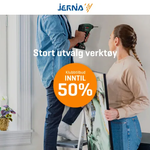 Jernia Inntil 50% Stor Mengde Verktøy 7.10 3.11