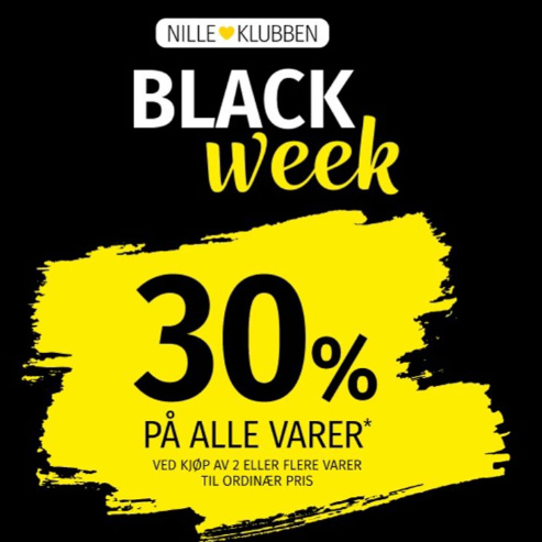 Nille 30% Alle Varer 20. 29.11