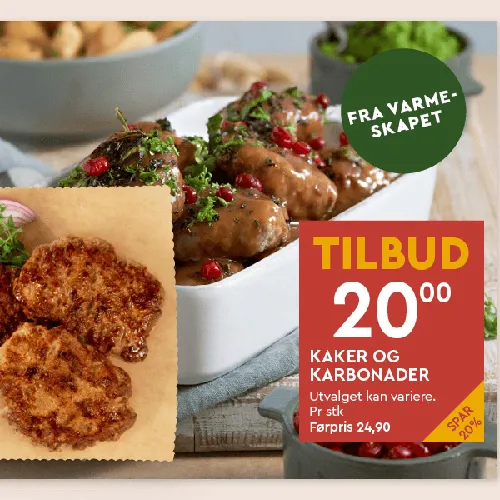 Coop Mega Kaker Og Karbonader U39