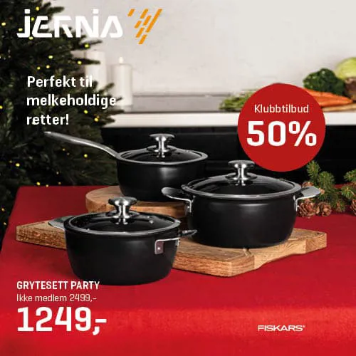 Fiskars Party Grytesett