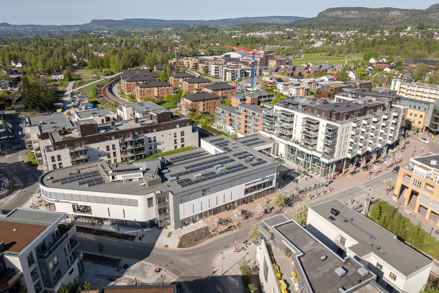 Bakkestua Senter Dronefoto Alti