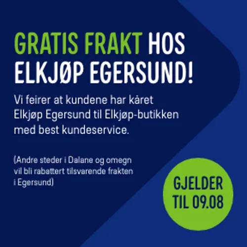 Elkjop 2025 W21 23 Gratisfrakt Egersund Some Nettside 288X288 Norwegian