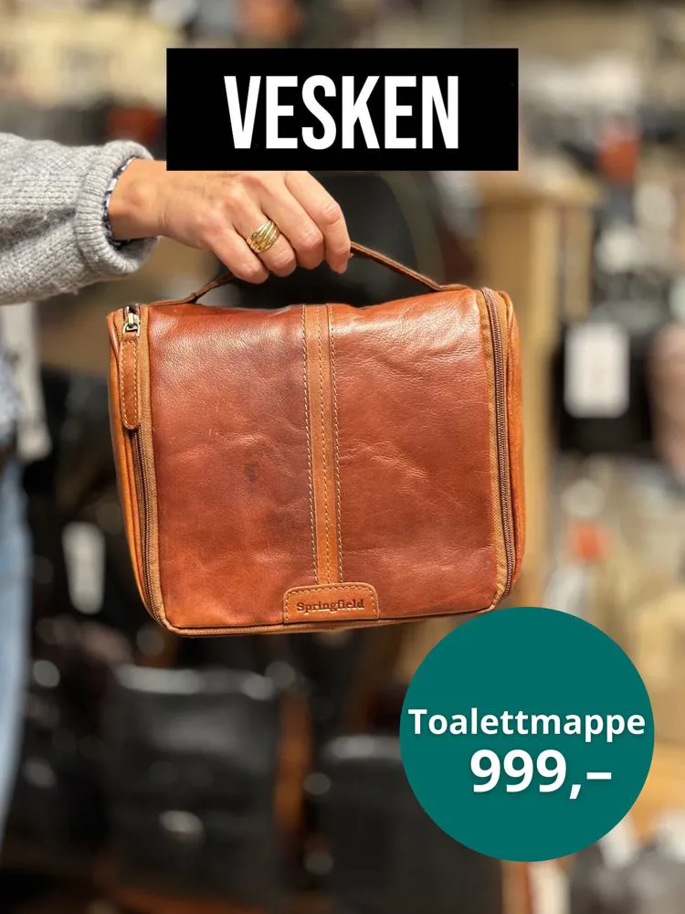 Vesken Brun Toalettmappe