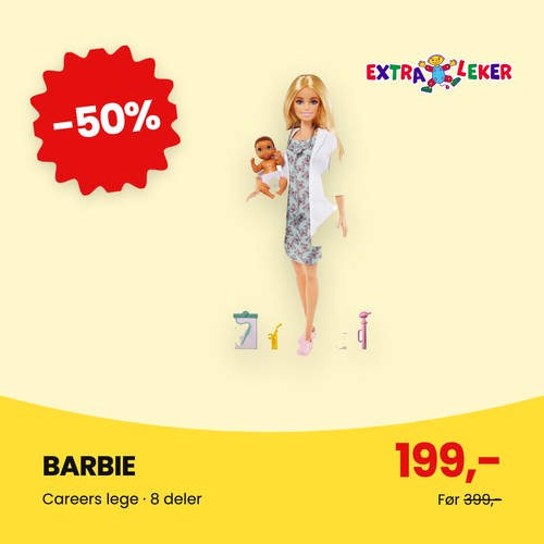 Extraleker Barbie Lege 50