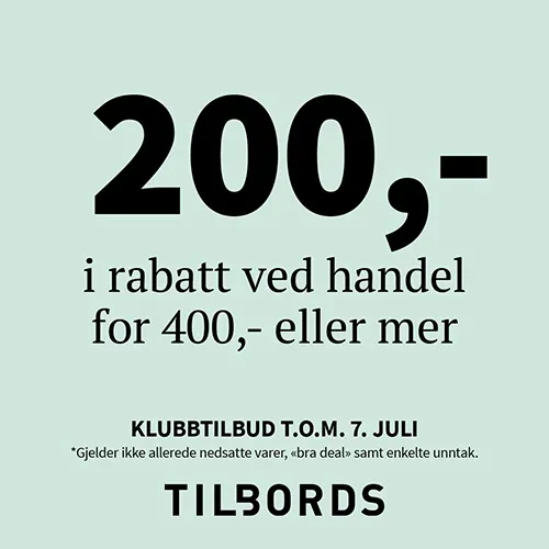Tilbords Rabatt 200 U27
