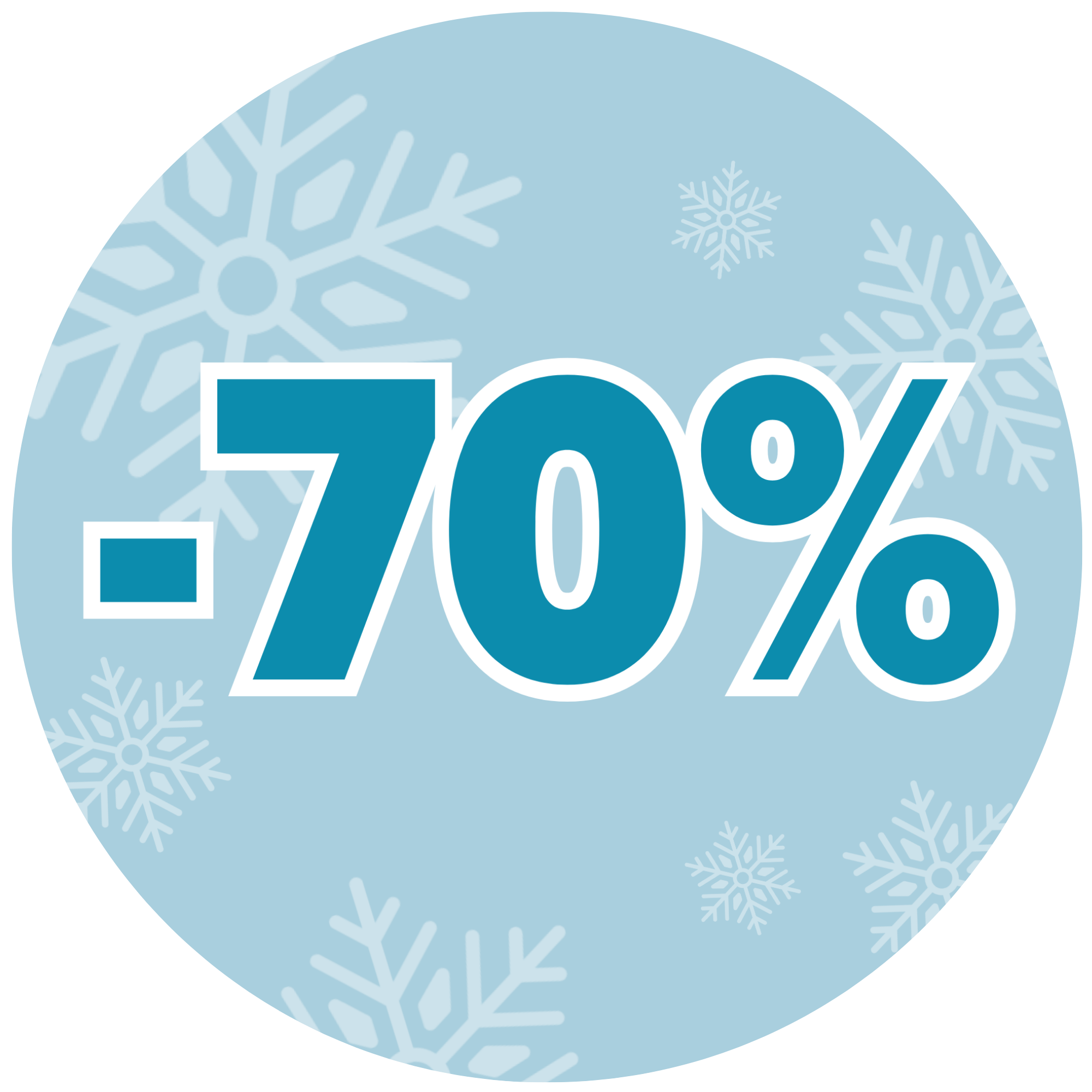 Prisbombe Vintersalg Lys 70