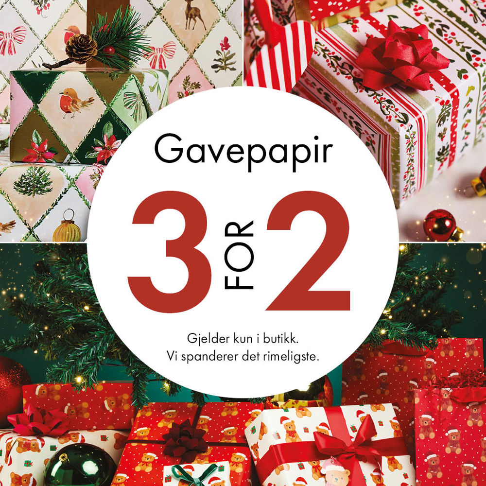 Norli 3 For 2 Gavepapir U44 47