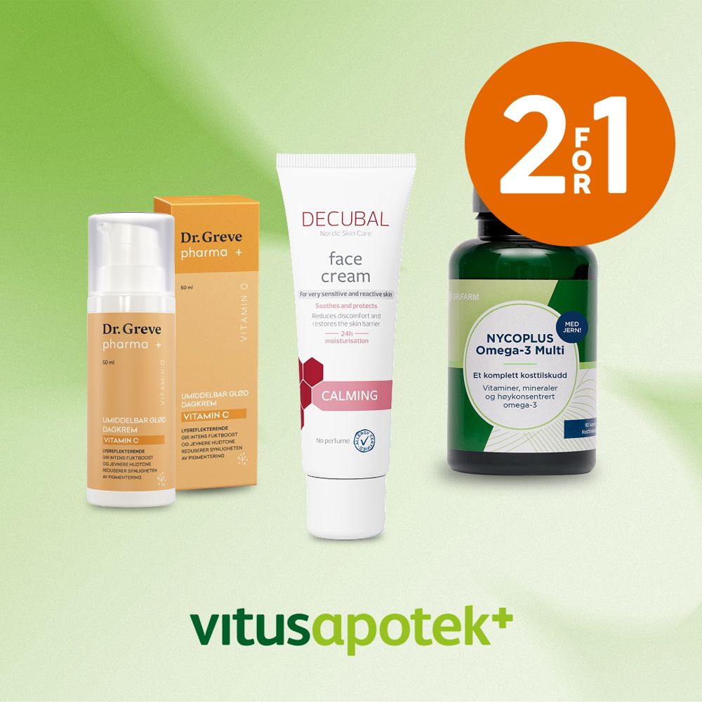 Vitusapotek 2 For 1 Utvalgte Produkter 9. 17.Nov