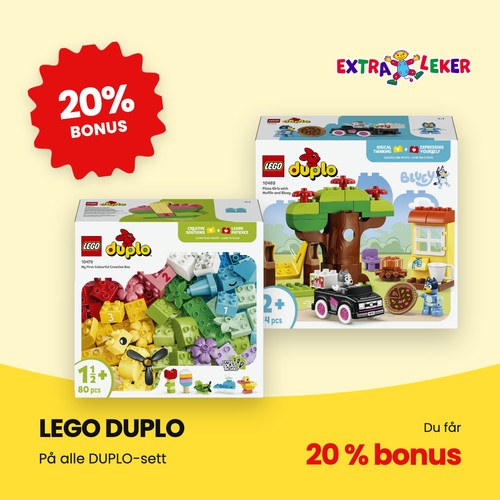 Extraleker Lego Duplo 20 Bonus
