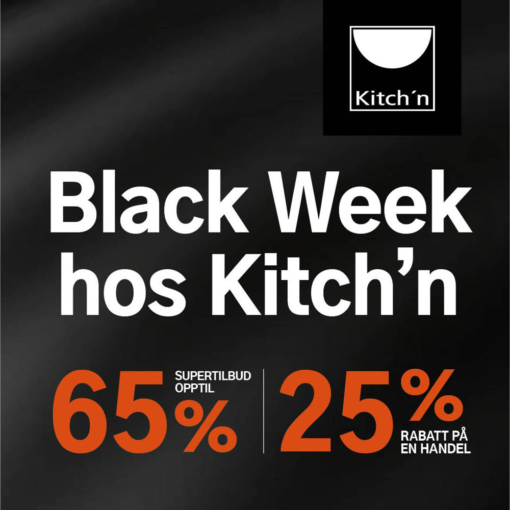 Kitchn Black Week 25% En Hel Handel 16.Nov 1.Des