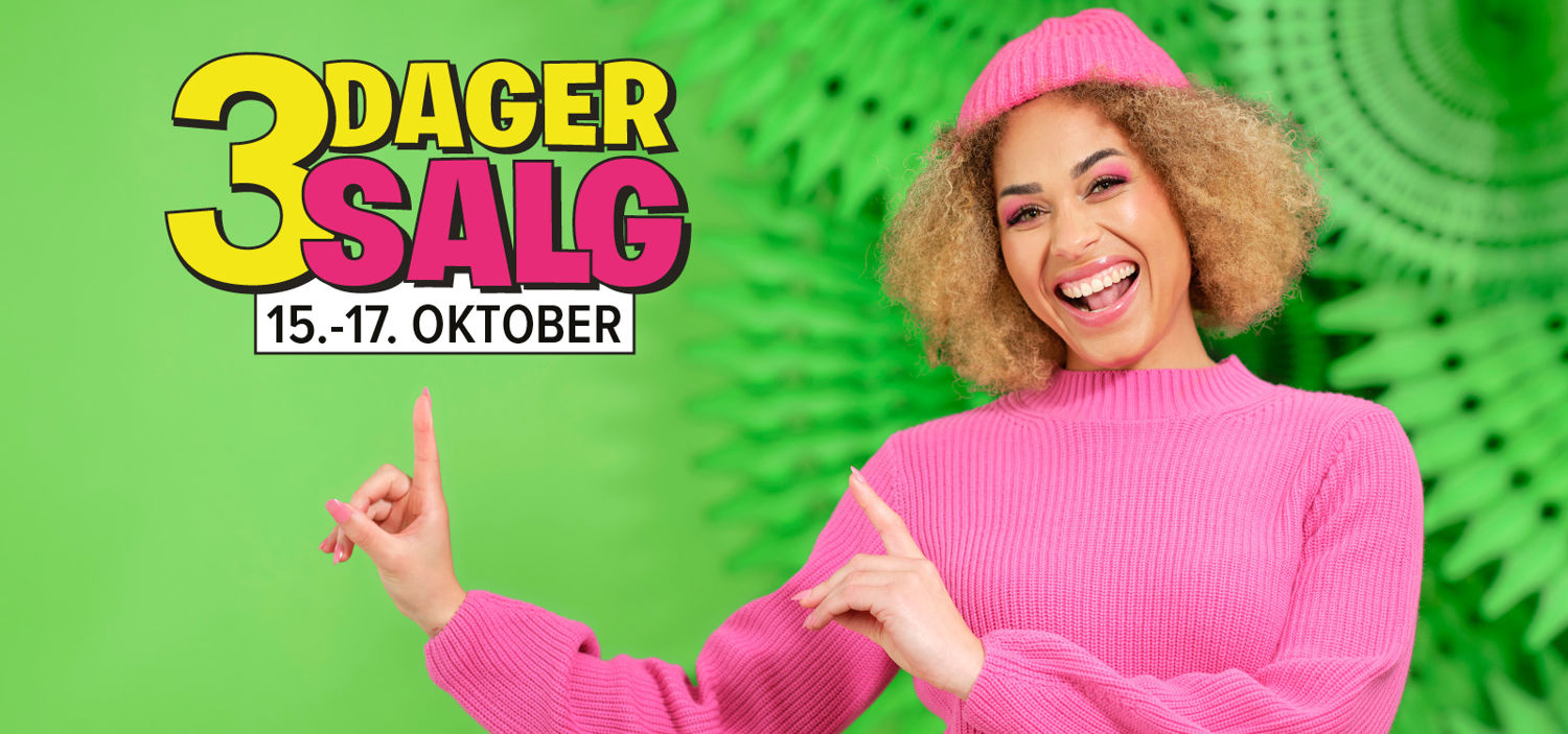 3 Dager Salg Oktober TB
