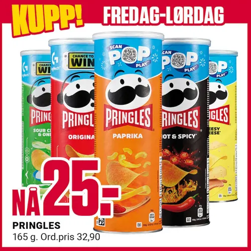 Europris 25 Kr Pringles U33