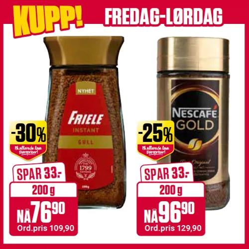 Europris Fredag Lørdag U44