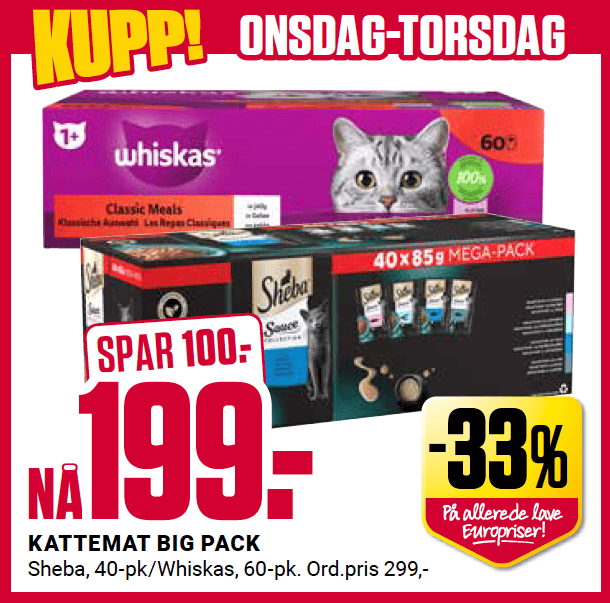 Europris Onsdag Torsdag U33