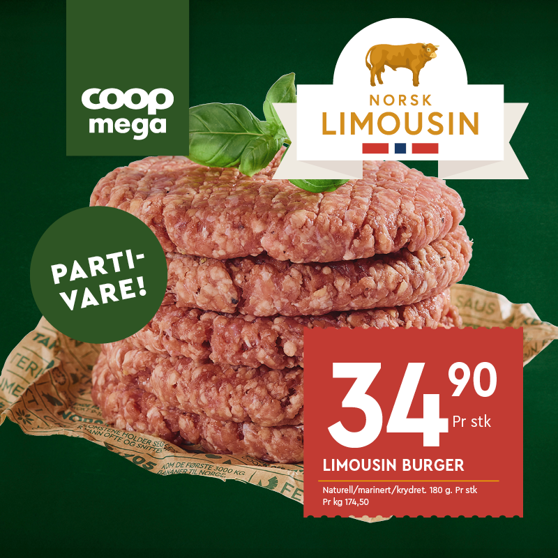 Coop Mega Limousin Burger U25