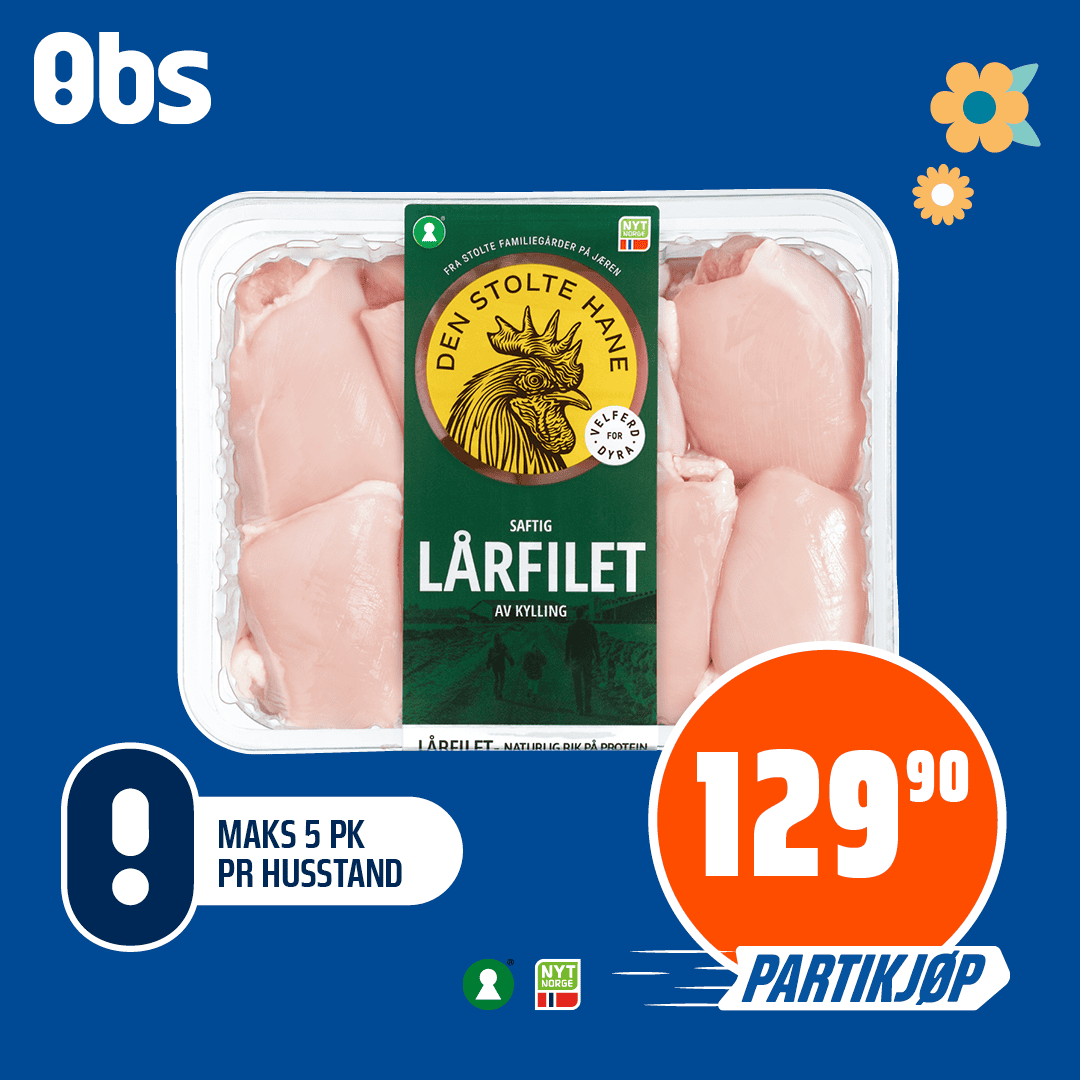 Obs Lårfilet 29.Juni 4.Juli