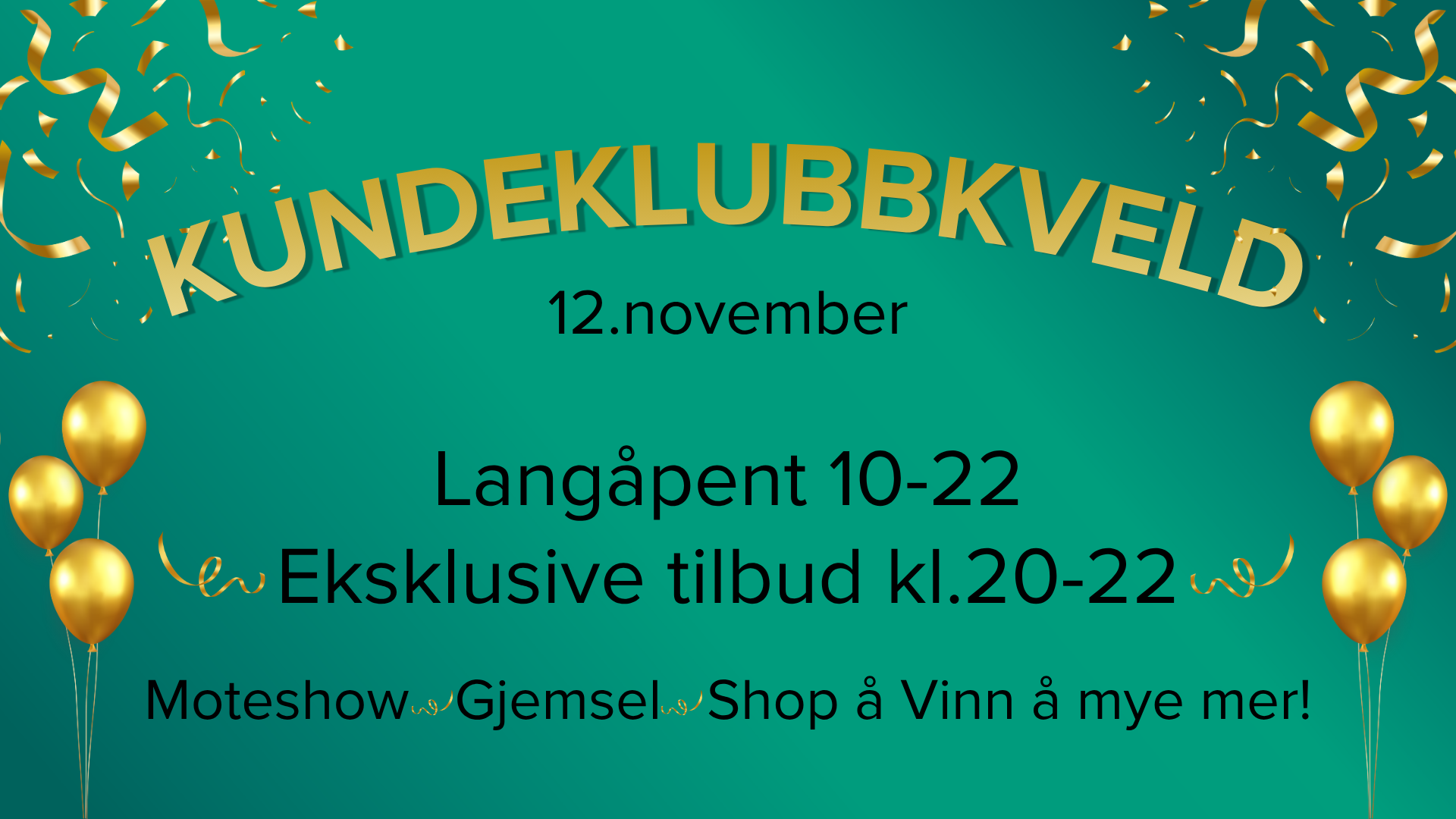 Kundeklubb 12.Nov